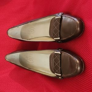Talbots Gemini Brown Leather Heels, Size 9